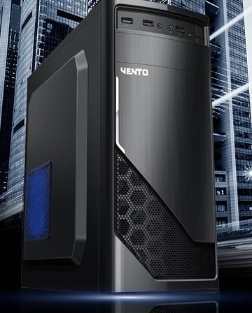 VENTO VS115F 300W Peak Siyah Mid Tower ATX Kasa