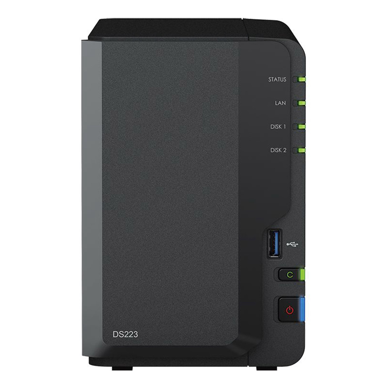 SYNOLOGY DiskStation DS223 512MB 2 X 3,5 SATA Destegi RAID(1-0-5-6-10) NAS Server