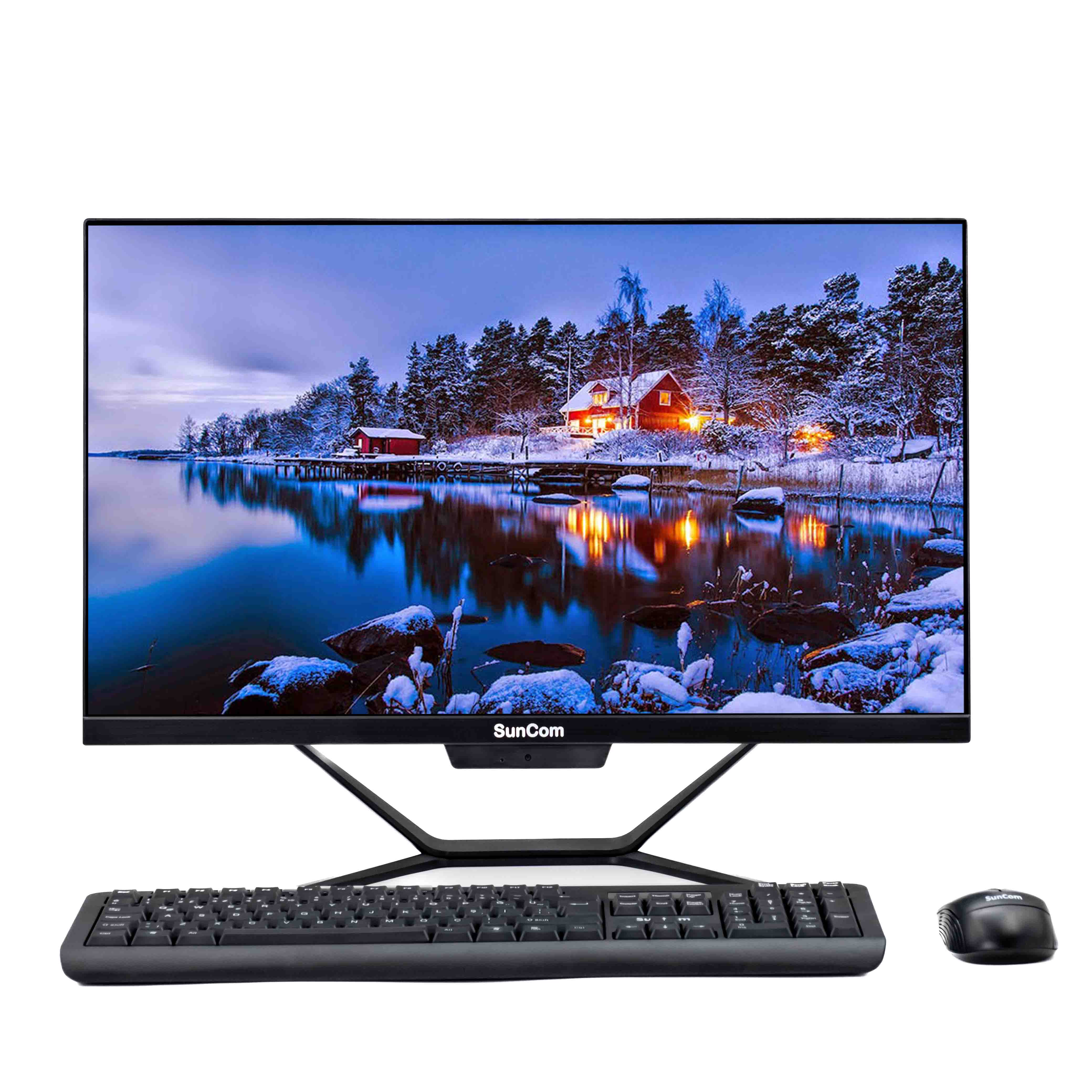 SUNCOM Plus SCA-129 i5-14450H 8GB 512GB SSD 23.8" Siyah DOS AIO PC