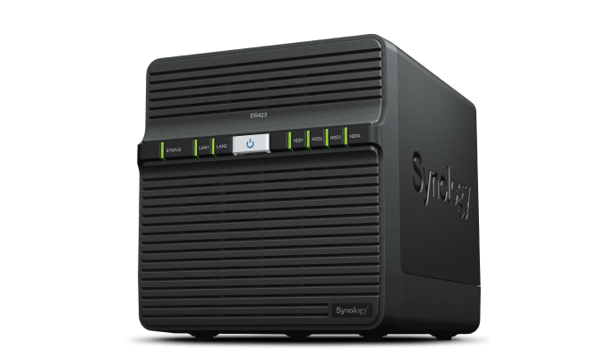 SYNOLOGY DiskStation DS423 2GB 4x3.5" Disk Yuvalı RAID(0/1,5) NAS Server