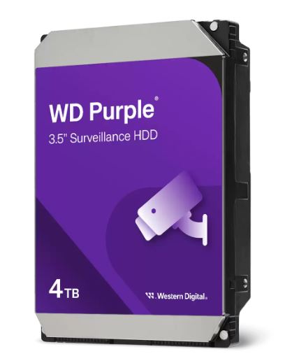 WESTERN DIGITAL WD43PURZ PURPLE 3.5" 4TB 5400rpm 256mb SATA (3 Yıl Garanti) 7/24 Harddisk