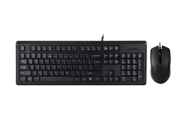 A4 TECH KR-9276 Q Türkçe USB Standart Siyah Klavye+ Mouse