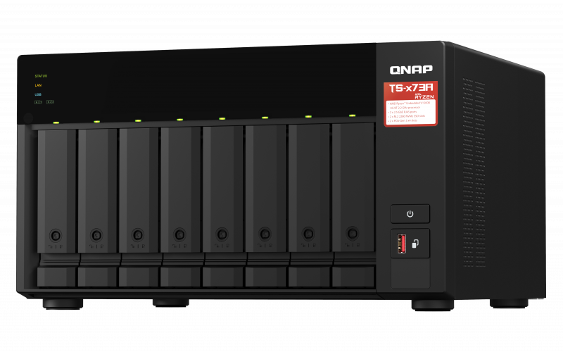 QNAP TS-873A 8GB 8x3.5" Disk Yuvalı NAS Server