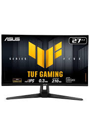 ASUS TUF GAMING VG27AQ5A 27" Fast IPS 0.3ms 210Hz QHD 2K 2560x1440 2x HDMI 1xDP Siyah Monitör