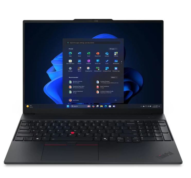 LENOVO ThinkPad E16 G3 21SR0076TX Ultra 7-265U 16GB 512GB SSD O/B Intel UHD 16" DOS Siyah Notebook