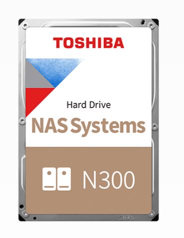 TOSHIBA HDWG51CUZSVA N300 3.5" 12TB 7200rpm 512MB SATA 7/24 NAS Harddisk