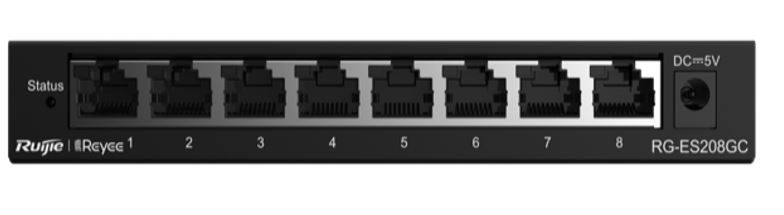 RUIJIE-REYEE RG-ES208GC 8 Port Gbit Yönetilebilir (L2) Switch