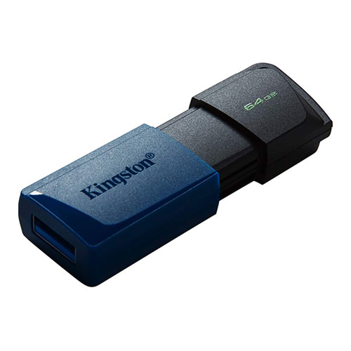 KINGSTON DTXM/64GB DT ExodiaM 64GB USB 3.2 Siyah/Mavi USB Bellek