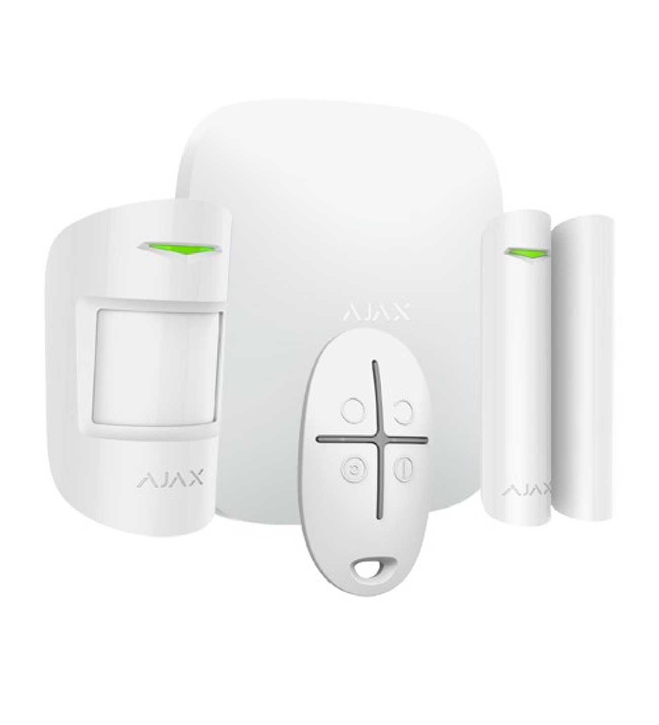 AJAX HubKit / StarterKitHub Kablosuz Alarm Seti BEYAZ