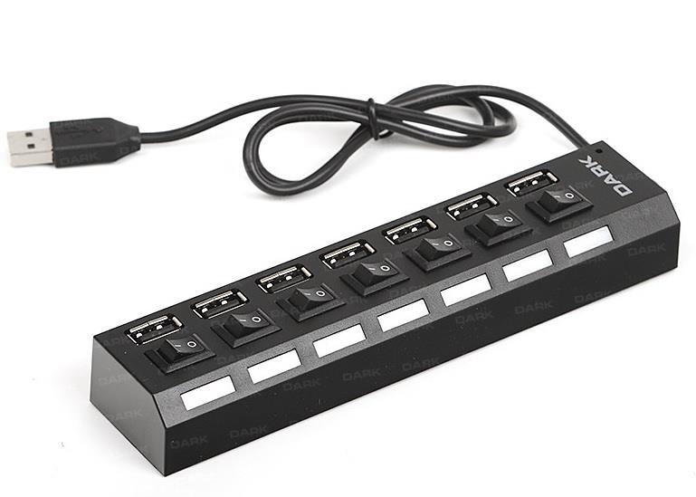 DARK DK-AC-USB272 7 Port Anahtarlı USB Çoklayıcı