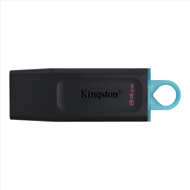 KINGSTON DTX/64GB DataTraveler Exodia 64GB USB 3.2 Siyah/Turkuaz USB Bellek