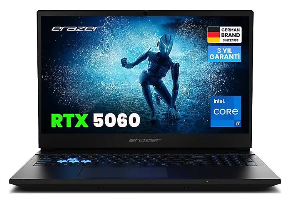 ERAZER Deputy 15 P1 MD600004 i7-13620H 16GB 1TB SSD 8gb RTX5060 15.6" DOS Notebook