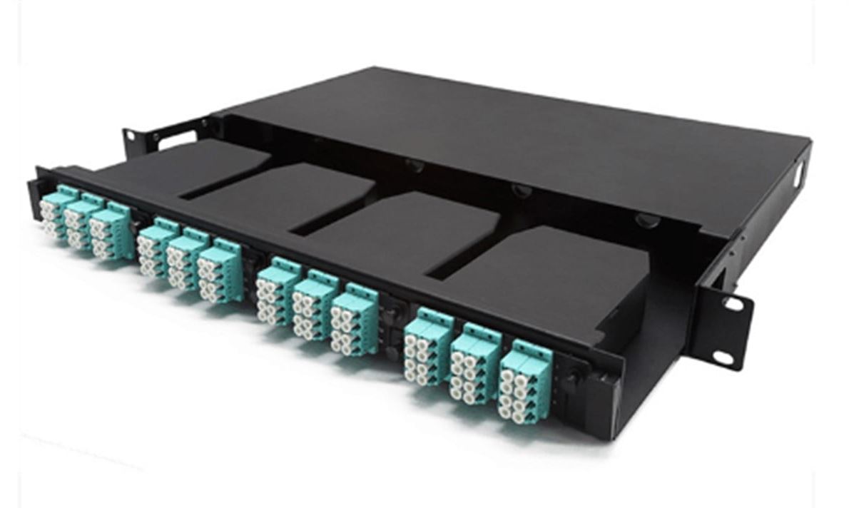 ALFAFONET 102005-BL.06 24 Port 19" Rack SC/DX Fiber Boş Patch Panel