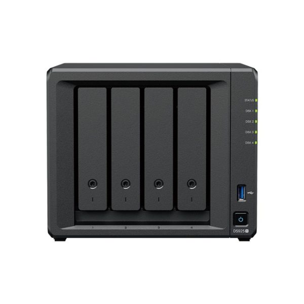 SYNOLOGY DiskStation DS925PLUS 4GB 4x3.5" Disk Yuvalı RAID(1-0-5-6-10) NAS Server