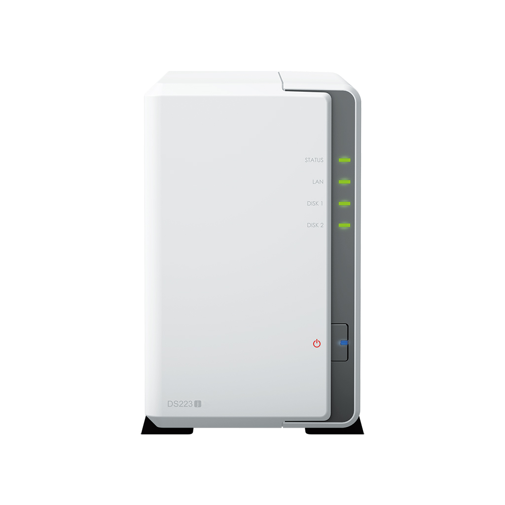 SYNOLOGY DiskStation DS223J 512MB 2 X 3,5 SATA Destegi RAID(0-1) NAS Server