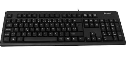 A4 TECH KM-720F F Türkçe USB Standart Siyah Klavye