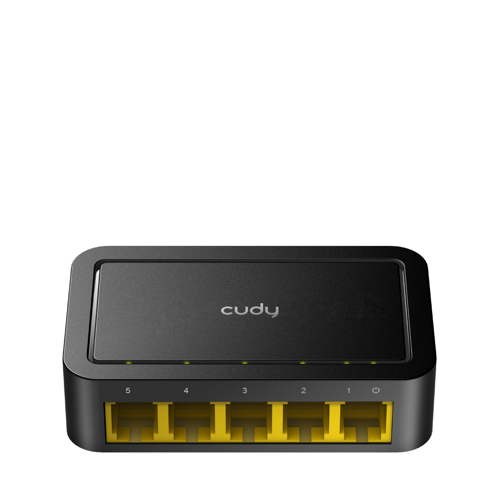 CUDY FS105D 5 port Mbit Desktop Yönetilemez Plastik Kasa Switch