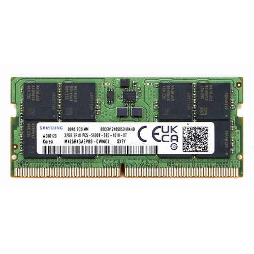 SAMSUNG SAMSO5600/32 32GB (Tek Parça) DDR5 5600MHz Notebook Bellek