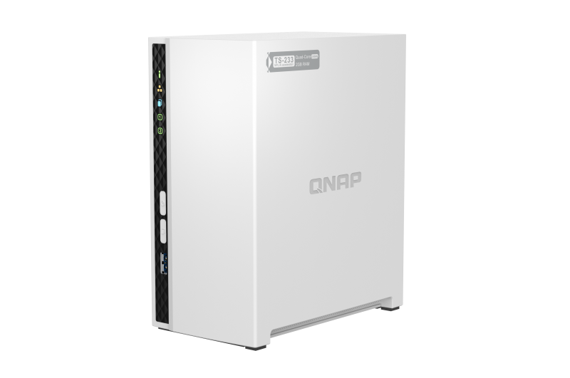 QNAP TS-233 2GB 2x3.5" Disk Yuvalı NAS Server