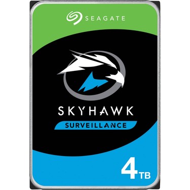 SEAGATE ST4000VX016 SKYHAWK 3.5" 4TB 256mb SATA (2 Yıl Garanti) 7/24 Harddisk