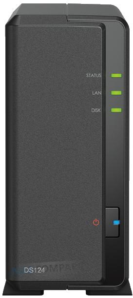 SYNOLOGY DiskStation DS124 1GB 1x3.5" Disk Yuvalı RAID(0) NAS Server