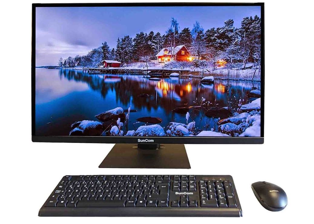 SUNCOM Pro Plus SCA-131 i5-14450H 16GB 512GB SSD 27" Siyah DOS AIO PC Pivot Ayak