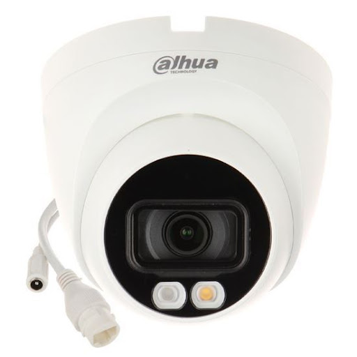 DAHUA IPC-HDW1249T-S-IL 1/2.8"Cmos 2MP 2.8mm Smart Led POE Sesli FullColor Dome IP Güvenlik Kamera