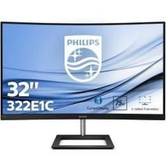 PHILIPS ELine 322E1C 31.5" Curved (Kavisli) 4ms 75Hz FullHD 1920x1080 HDMI DP VGA Siyah Monitör
