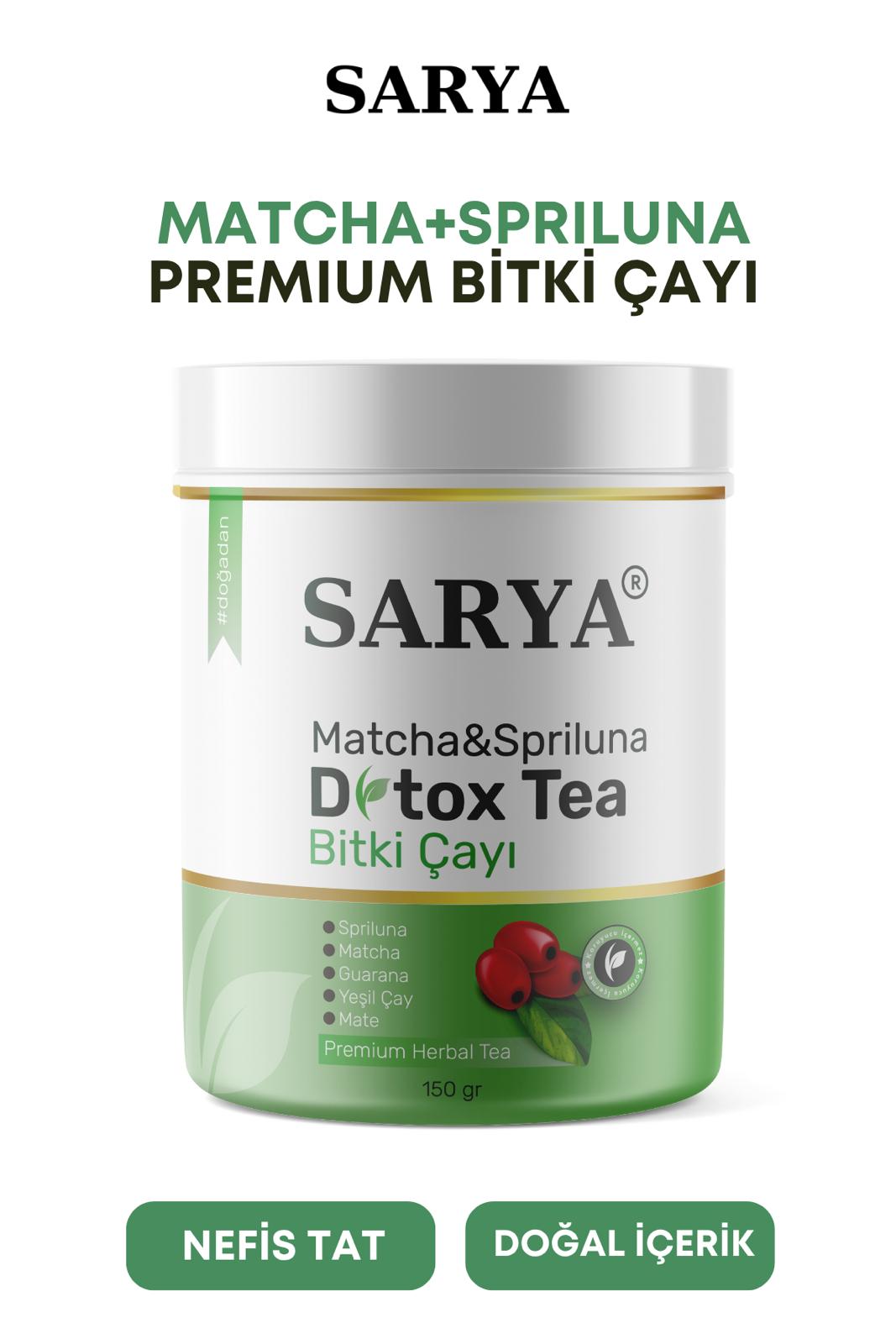 SARYA MATCHA + SPRİLUNA DETOX ÇAYI
