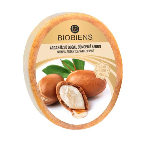 ARGAN ÖZLÜ SÜNGERLİ SABUN 135 GR