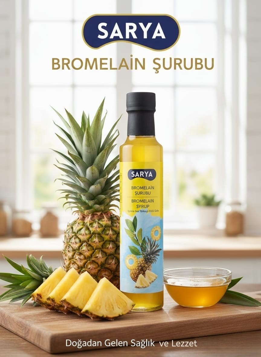 SARYA BROMELAİN ŞURUBU