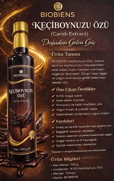 BİOBİENS HARNUP ÖZÜ 700 GR