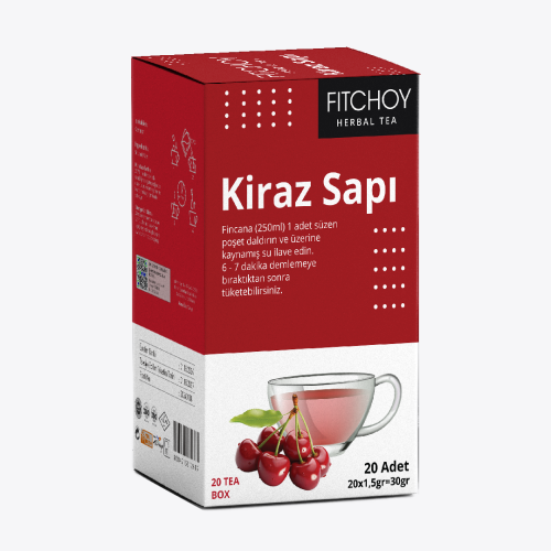 FITCHOY KİRAZ SAPLI ÇAY 20 Lİ
