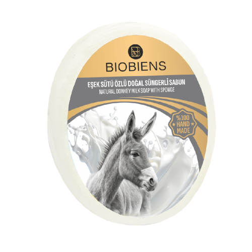 EŞEK SÜTÜ ÖZLÜ SÜNGERLİ SABUN 135 GR