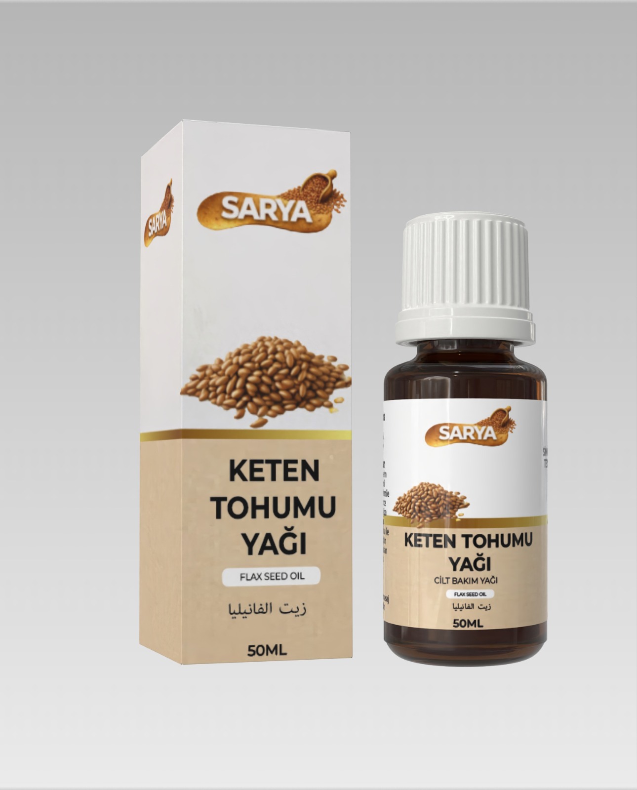 SARYA KETEN TOHUMU YAĞI 50 ML