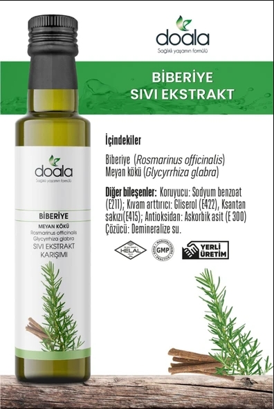 DOALA BİBERYİE EKSTRAKTI 225 ML