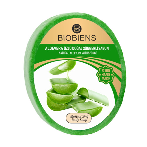 ALOEVERA ÖZLÜ SÜNGERLİ SABUN 135 GR
