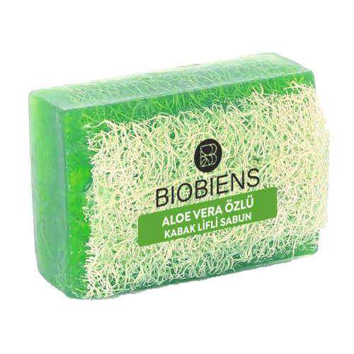 ALOEVERA ÖZLÜ KABAK LİFLİ SABUN 110 GR