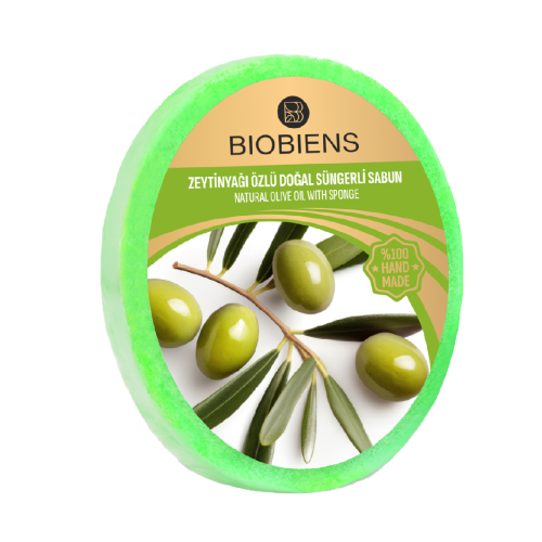 ZEYTİNYAĞLI SÜNGERLİ SABUN 135 GR