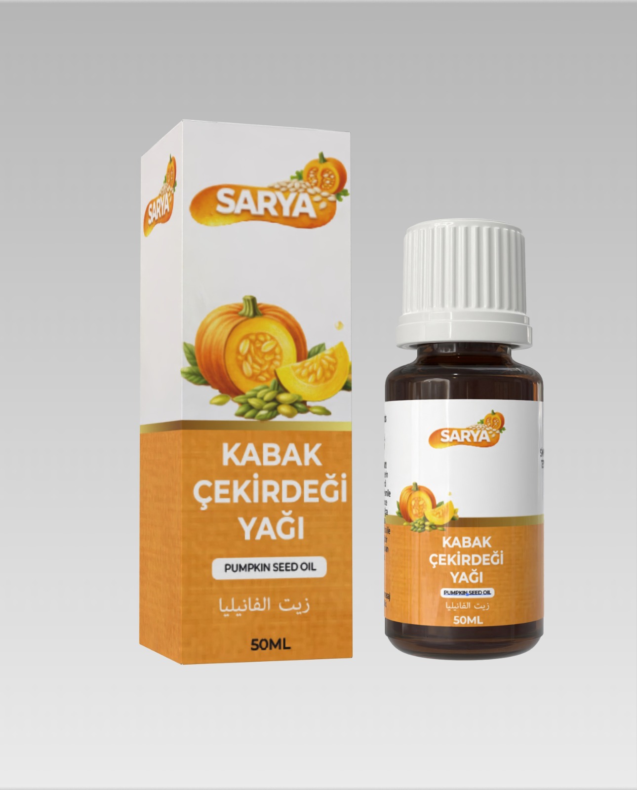 SARYA KABAK ÇEKİRDEĞİ YAĞI 50 ML